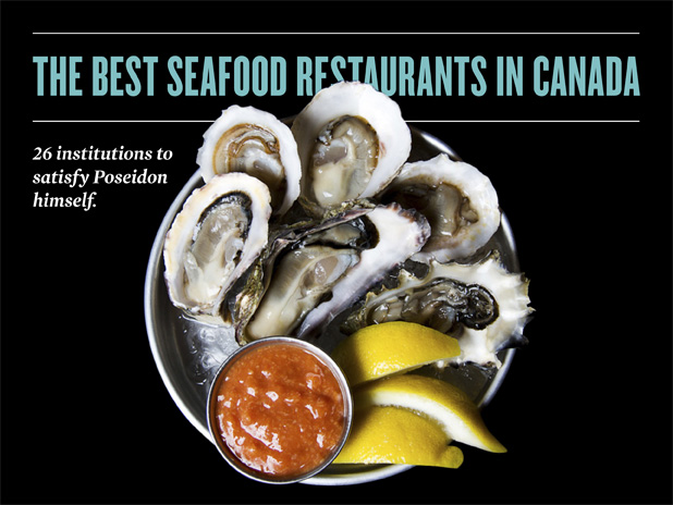 26 institutions to satisfy Poseidon himself. By <a href="http://sharpmagazine.com/author/monica-pilwal/">Monica Pilwal</a><div id='nrelate_flyout_placeholder'><p>There’s just something about summer that makes eating seafood, fresh out of the water, so enjoyable. Maybe it’s the fact that your food, sitting in front of you, was swimming only earlier that day. Or perhaps that piscatorial fare pairs so well with summer climates. Whatever the reason may be, a man needs a good place that he can rely on for great seafood. Whether you’re chowing down on a buttery crustacean or slurping up a tasty oyster, we’ve found 26 locales across the country that do the ocean right. Just remember to shuck responsibly.</p>
</div> <div class='yarpp-related'>
<h3>Related posts:</h3><ol>
<li><a href='http://sharpmagazine.com/fooddrink/the-best-new-restaurants-in-canada-2/' rel='bookmark' title='The Best New Restaurants in Canada'>The Best New Restaurants in Canada</a></li>
<li><a href='http://sharpmagazine.com/fooddrink/the-best-new-restaurants-in-canada-2011/' rel='bookmark' title='The Best New Restaurants in Canada 2011'>The Best New Restaurants in Canada 2011</a></li>
<li><a href='http://sharpmagazine.com/fooddrink/the-best-lobster-in-canada/' rel='bookmark' title='The Best Lobster in Canada'>The Best Lobster in Canada</a></li>
</ol>
</div>
The Best Seafood Restaurants in Canada