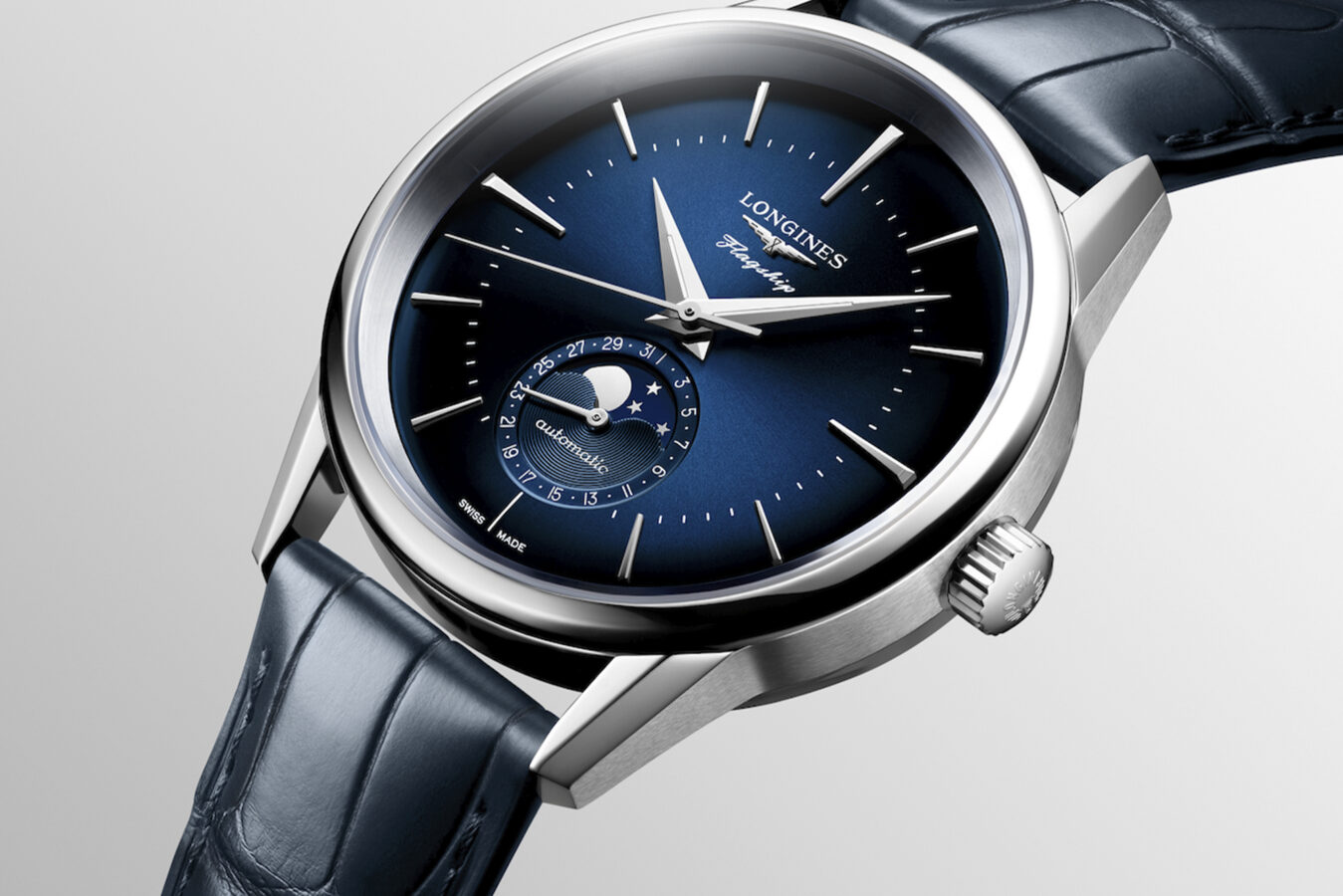 Longines Flagship Heritage Moonphase Sailing By Night Sharp Magazine