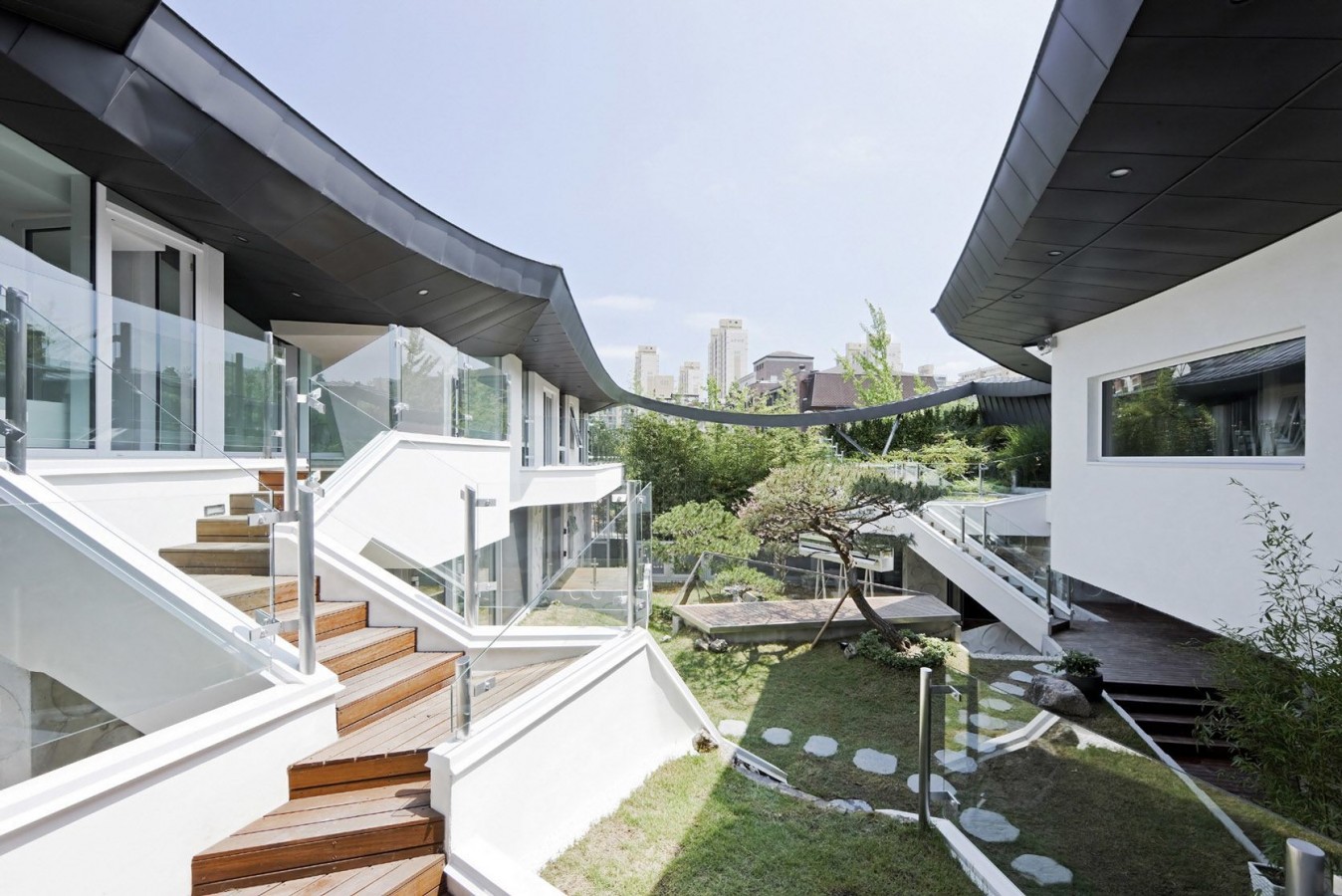 This Epic South Korean Mansion  Blends Modern Lines with Traditional Accents Sharp Magazine