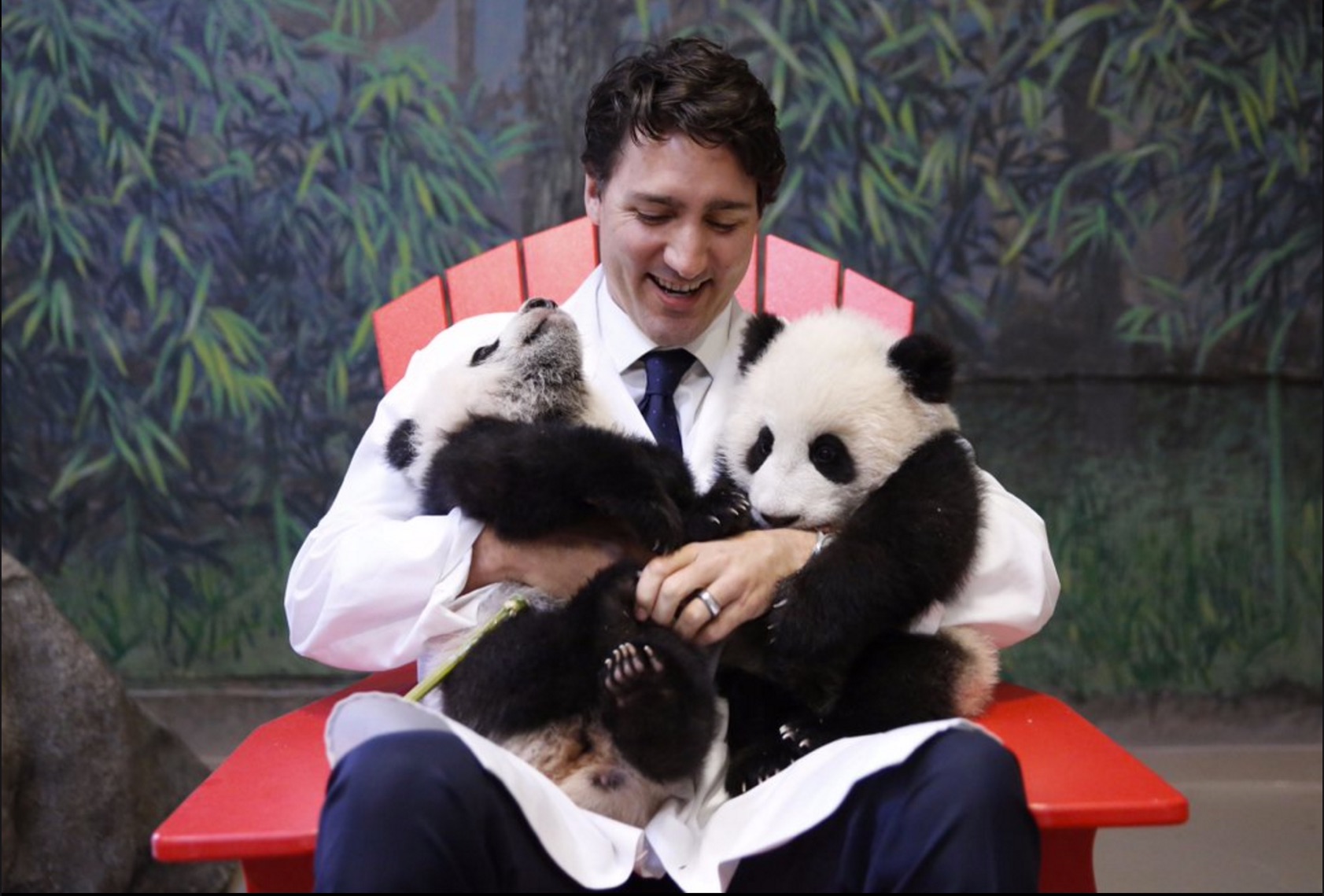 Justin Trudeau and some Pandas