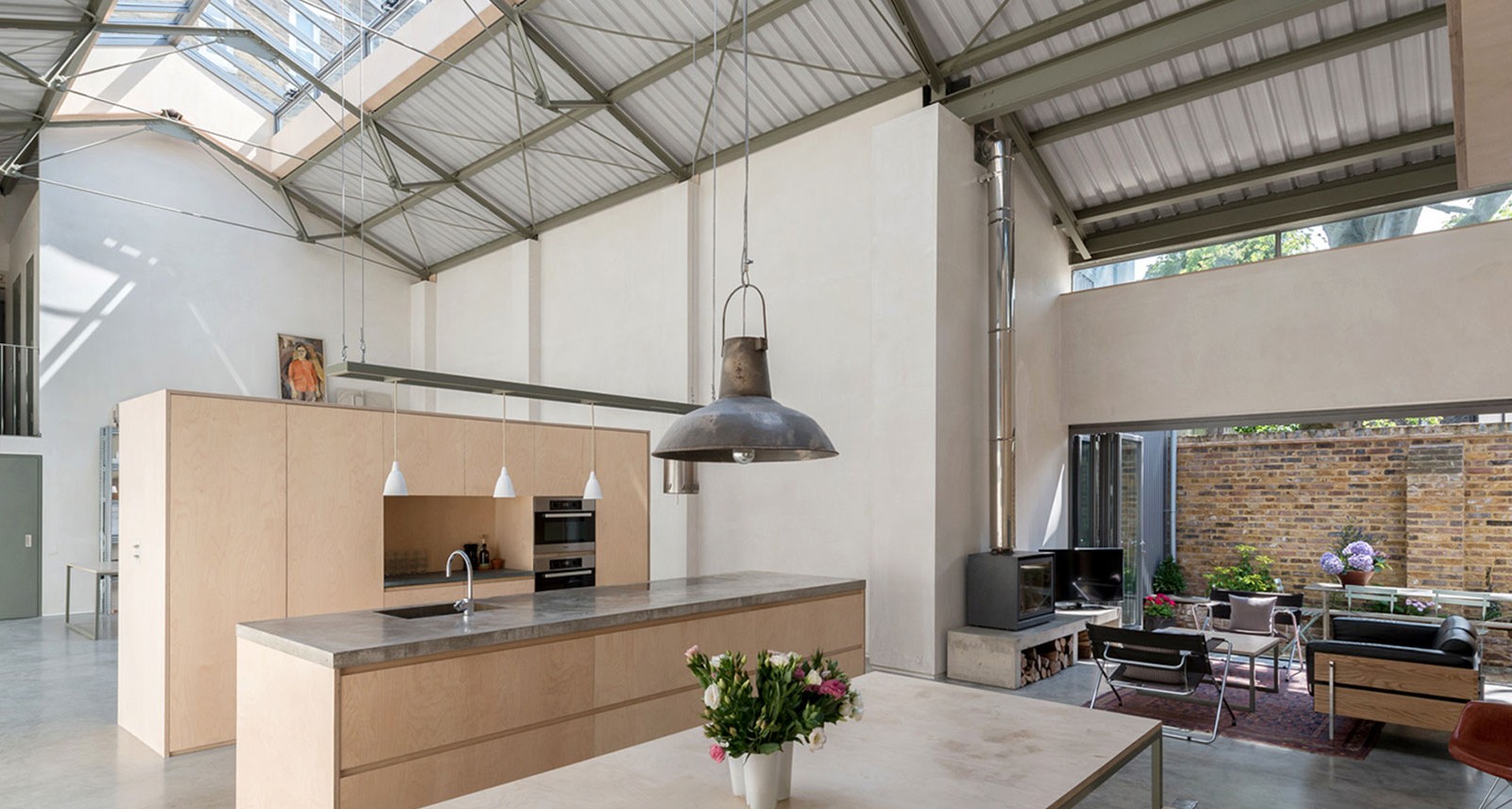This Warehouse-Like Space Is Open Concept Living at Its Finest | Sharp ...