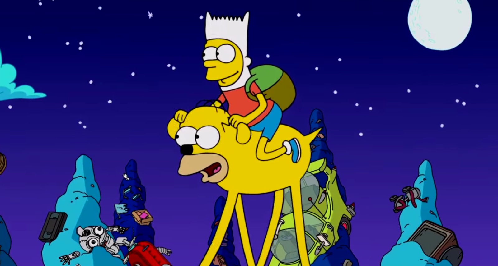 Simpons Time Couch Gag