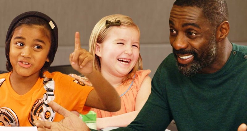 Idris Elbas gets dating advice from kids