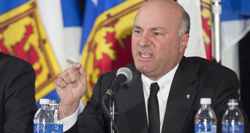 Kevin O'Leary at the Nova Scotia Conservative Party debate.