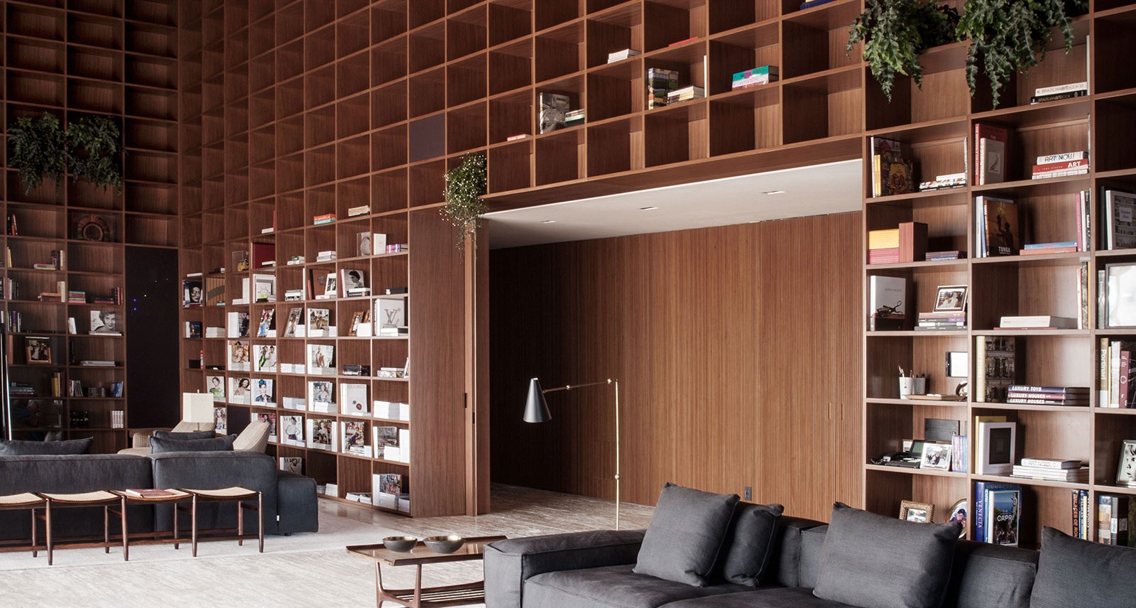 This São Paulo Penthouse Has a Library Fit for a King | Sharp Magazine