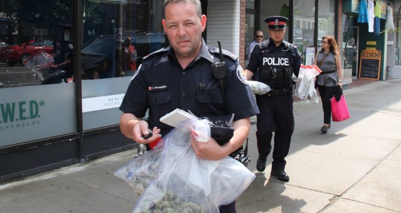 Black people in Toronto are three times more likely to be arrested for small amounts of pot than white people