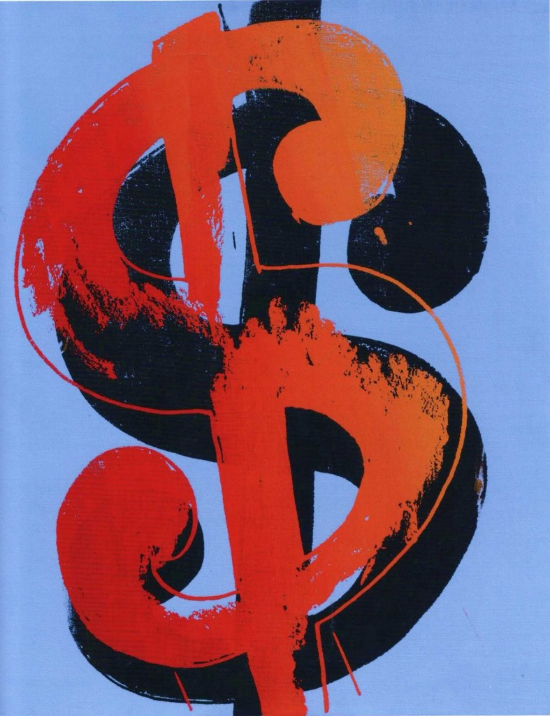 Dollar Sign Andy Warhol