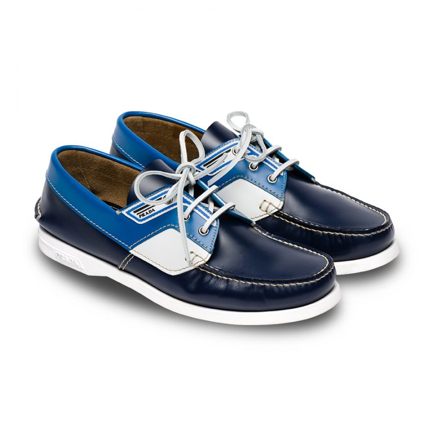 prada boat shoes