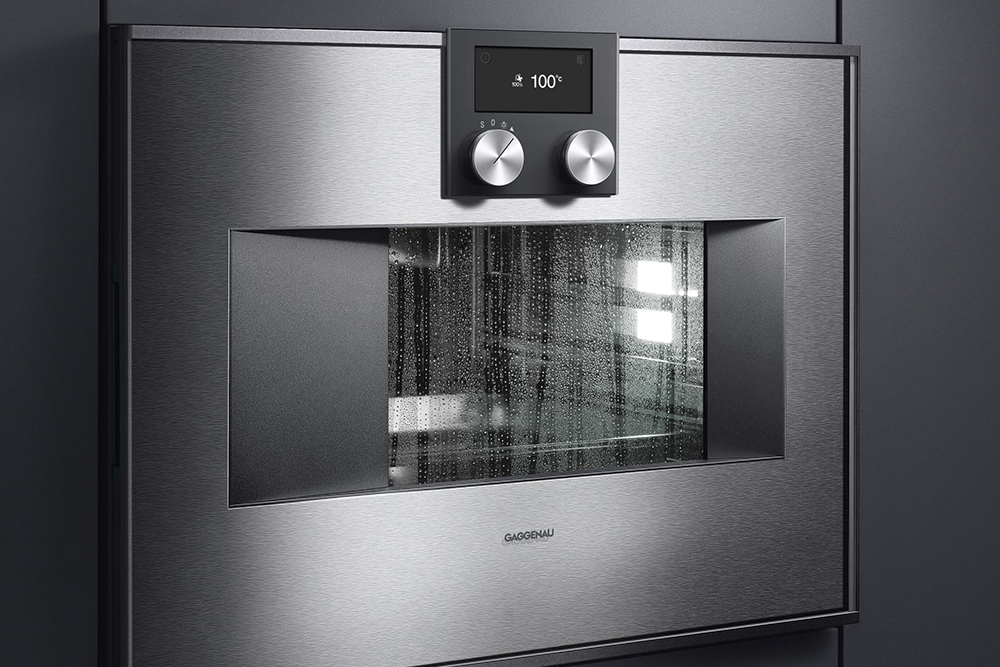 Futuristic kitchen gadgets GAGGENAU 400 COMBI-STEAM in office