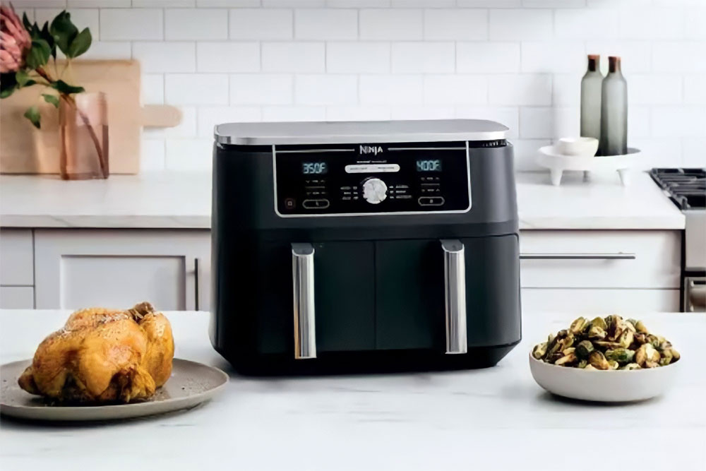 futuristic kitchen gadgets ninja air fryer in post