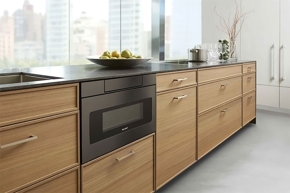 futuristic kitchen gadgets harp Microwave Drawer in post
