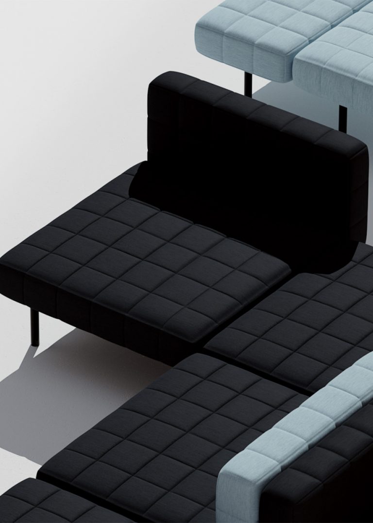 Bjarke Ingels's First Sofa Is Inspired by Minecraft and Mies van der