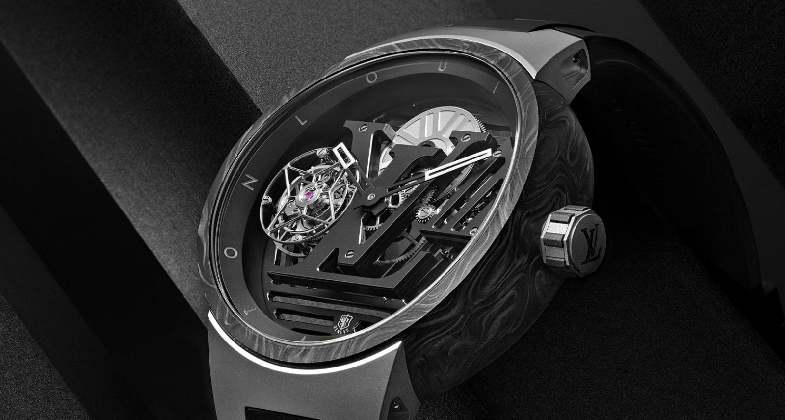 louis vuitton skeleton watch