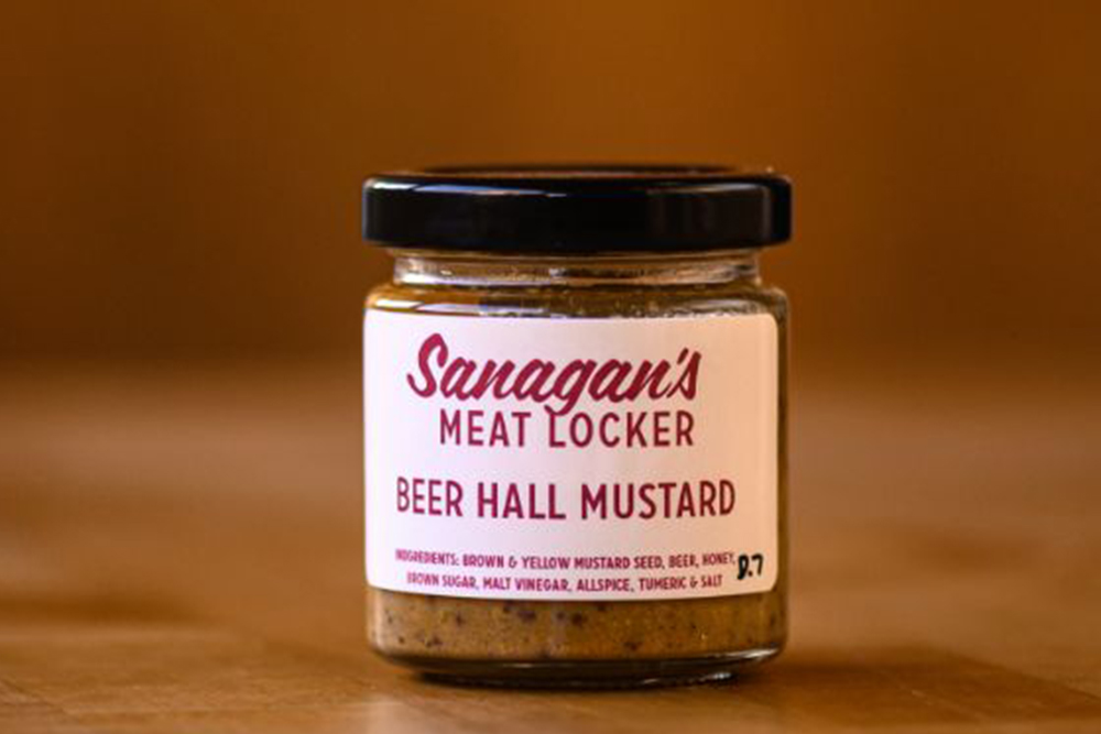 Gourmet Pantry Staples Beer Hall Mustard by Sanagan's Meat Locker in post