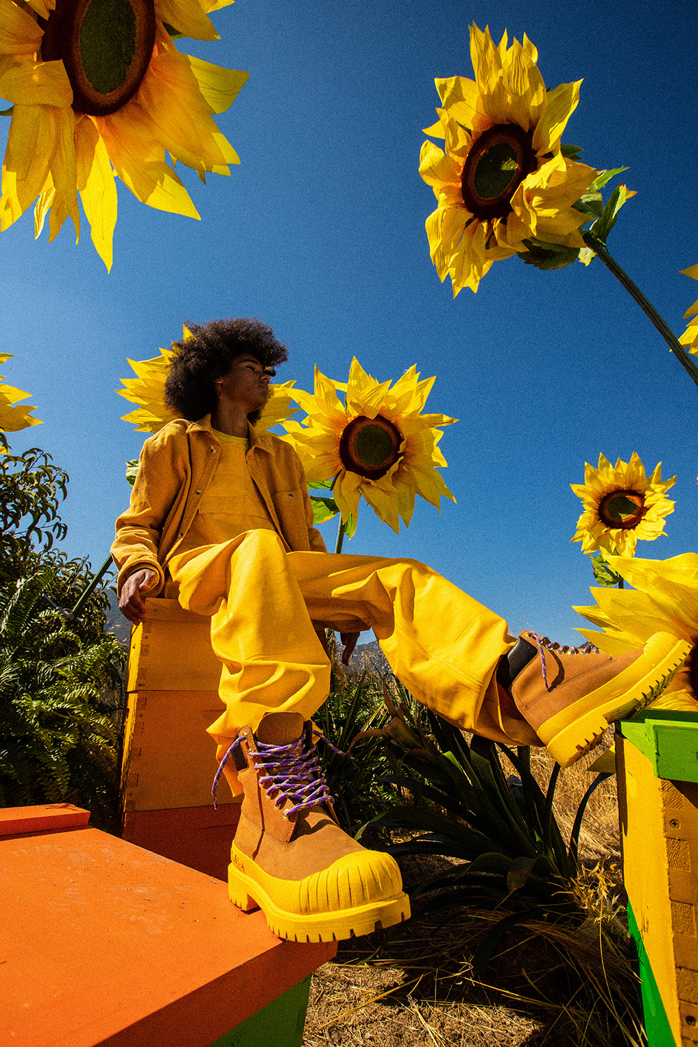 Timberland and Bee Line Bring a Pop Art Palette to Rugged Workwear