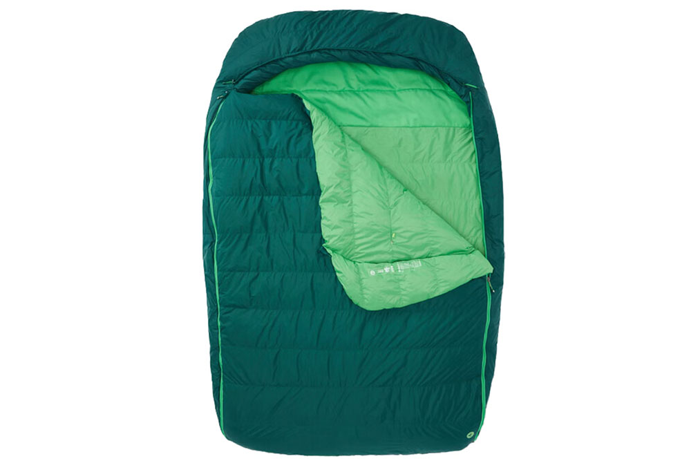 Valentine's Day Gift Guide 2022 - Marmot Yolla Bolly Double Wide Sleeping Bag in post