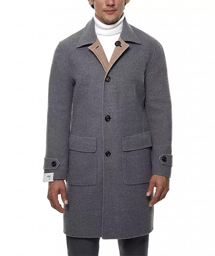 Eleventy reversible wool coat for fall