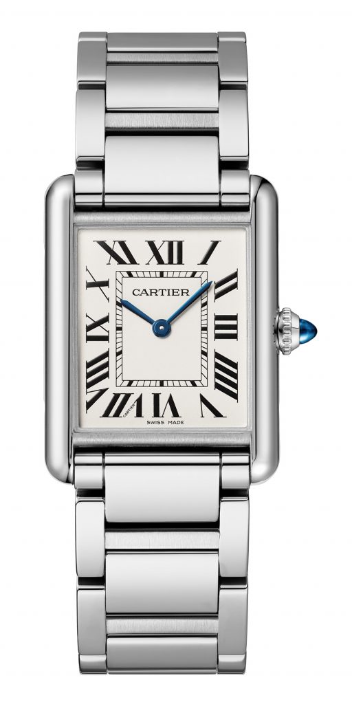 Cartier Tank Solo Watch Large Model, Quartz Movement, Steel