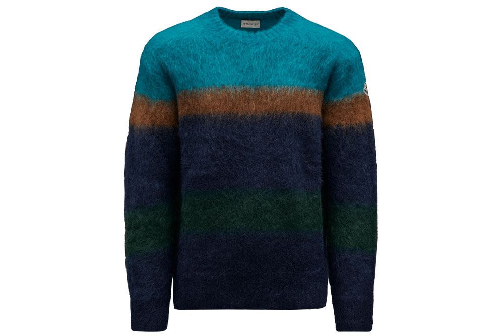 Striped Mohair Sweater by Moncler style gift guide in post