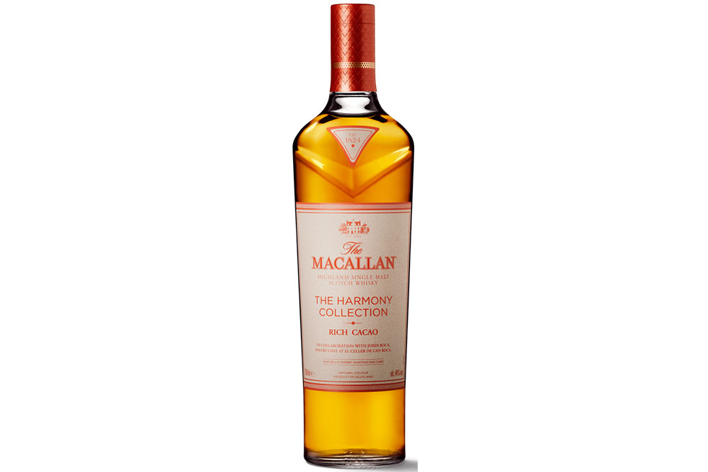 The Macallan Harmony Collection Rich Cacao 2021 beverage gift guide in post