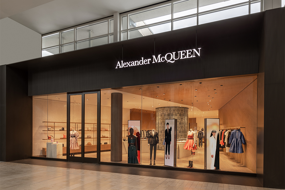 Alexander McQueen Yorkdale store in post