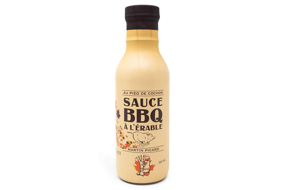 Maple BBQ Sauce by Au Pied de Cochon 2021 food gift guide in post