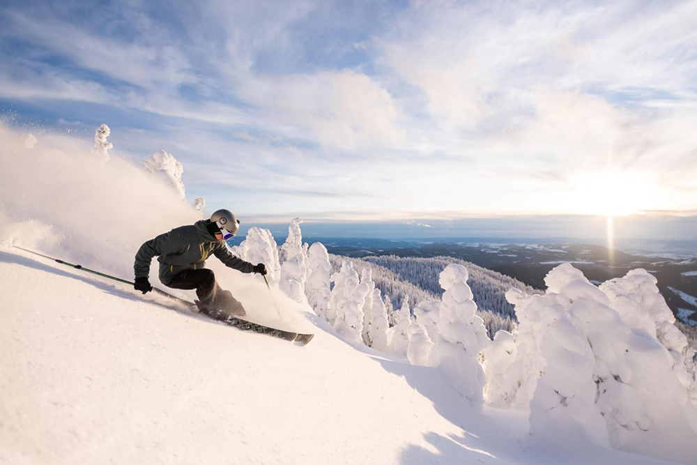 Sun Peaks Ski Canada in post