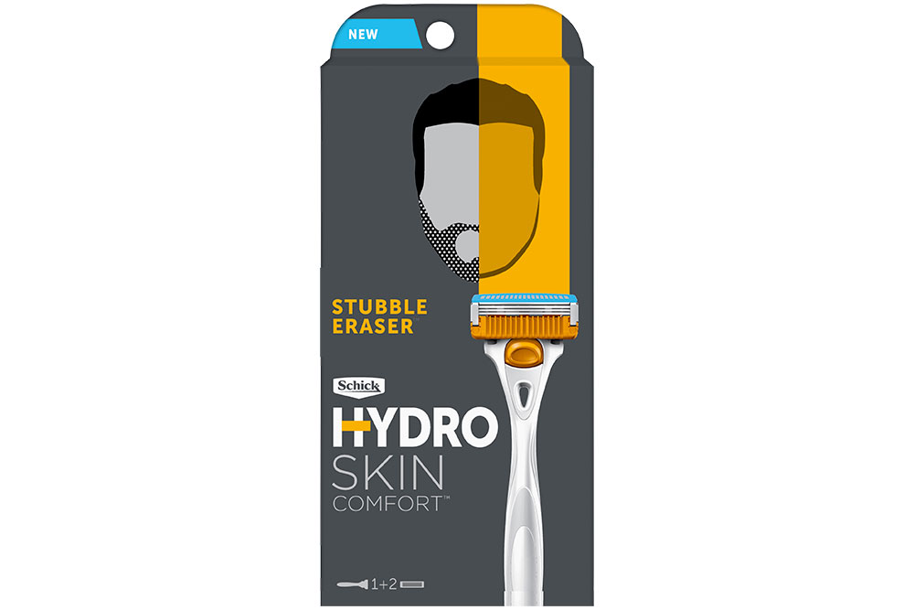 Hydro Skin Comfort Stubble Eraser Razor by Schick 2021 grooming gift guide in post