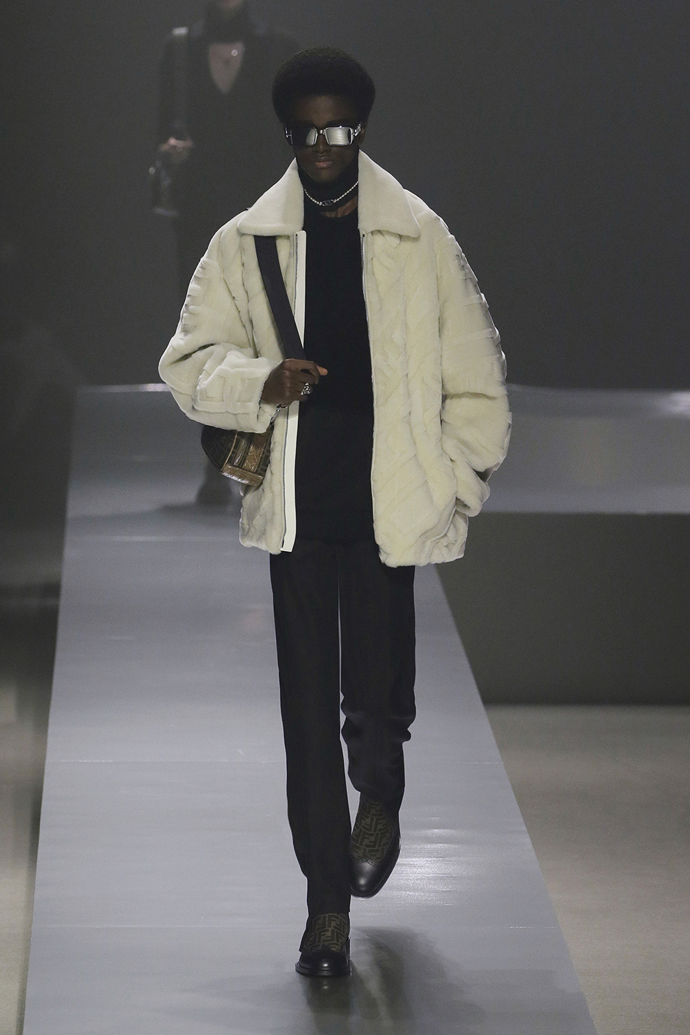 Fendi Men’s Fall/Winter 2022-23 Collection runway show in post