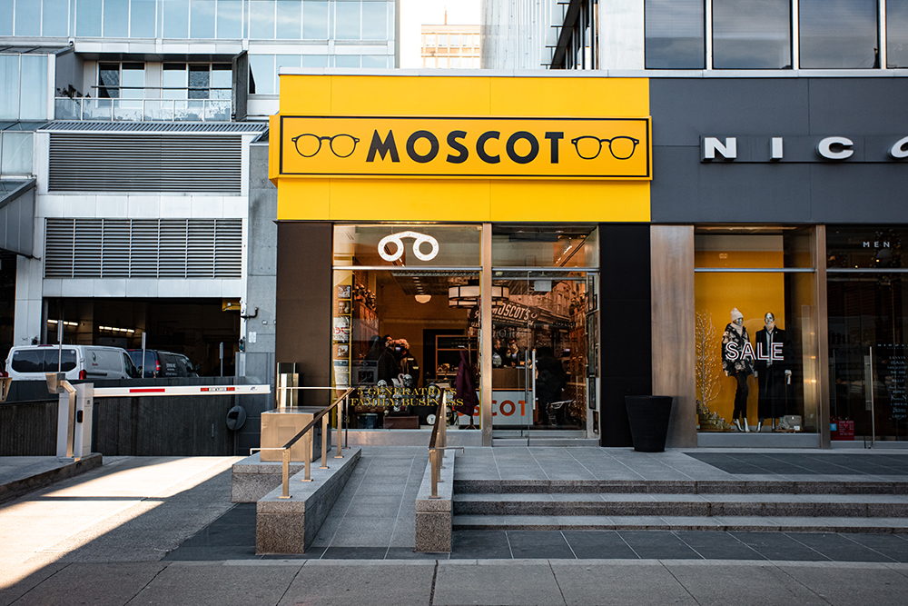 Moscot opening in post
