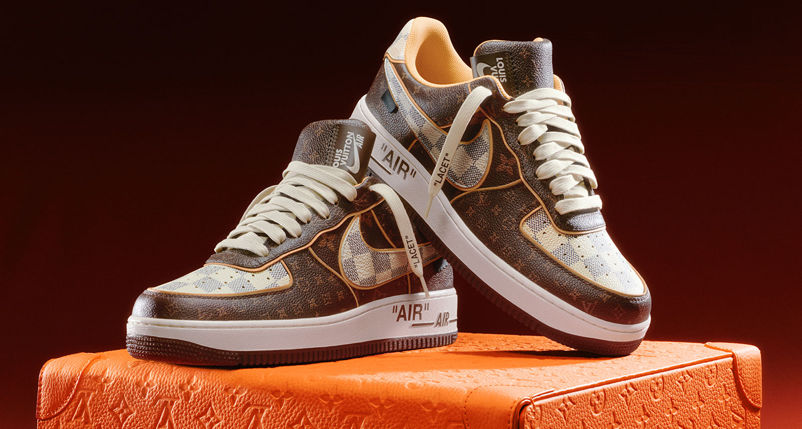 LV x Nike Air Force 1 auction feature