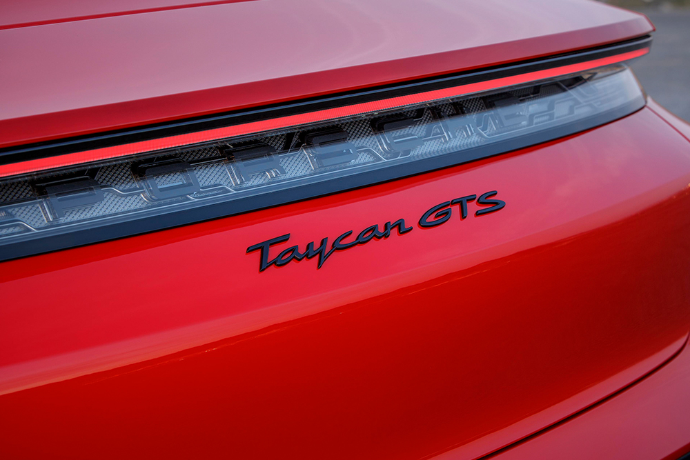 Porsche 2022 Taycan GTS in post