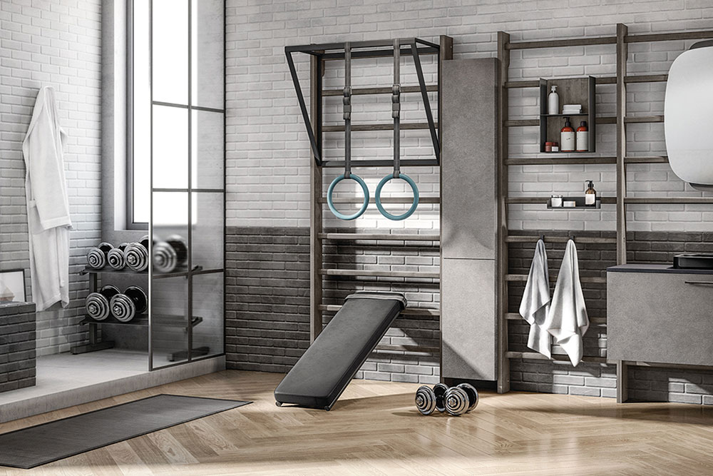 Gym Equipment - Scavolini Gym Space in post