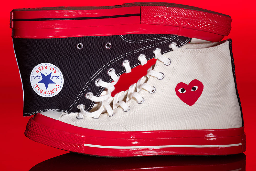 CDG x Converse collab in post