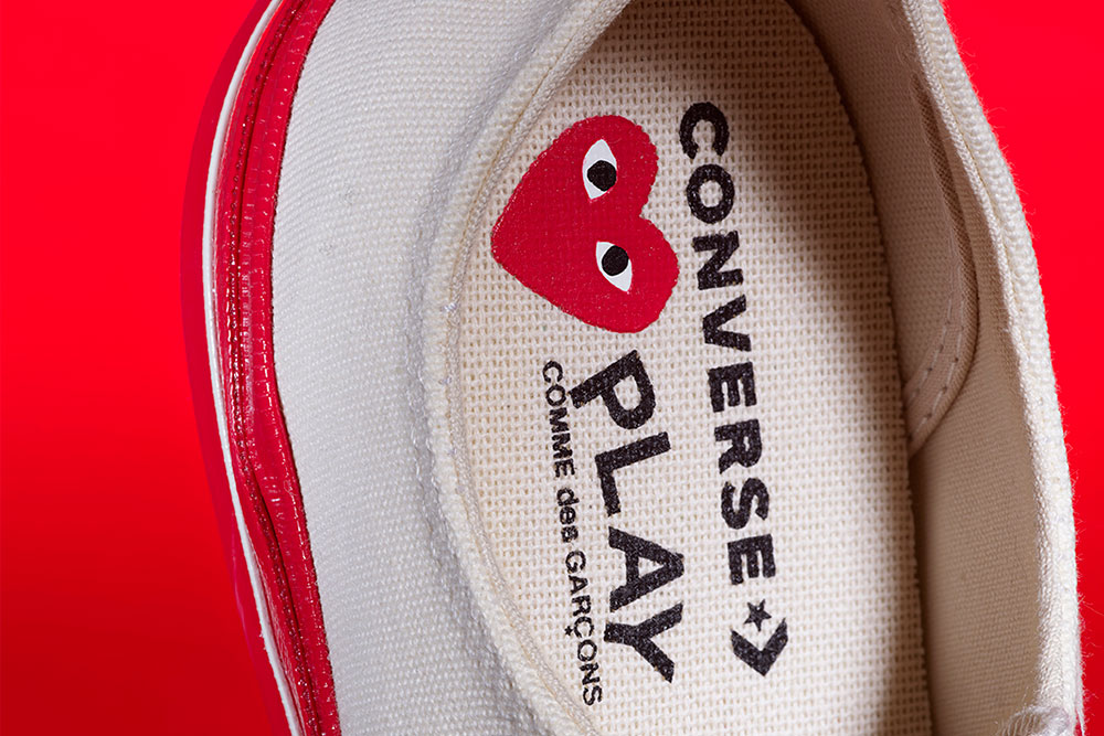 CDG x Converse collab in post