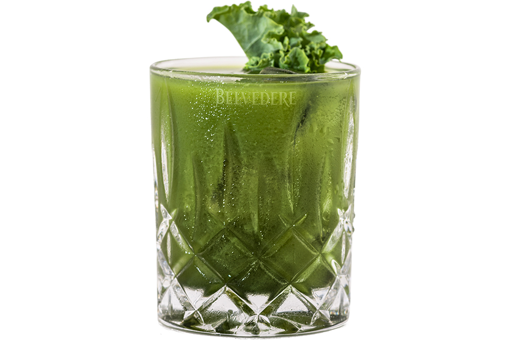 Healthy Cocktails Belvedere Kale in post
