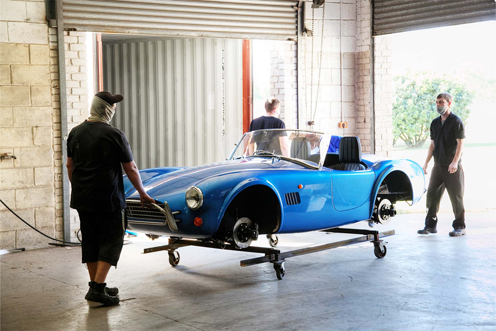 AC Cobra Series 1 electric - Electric Convertibles in post