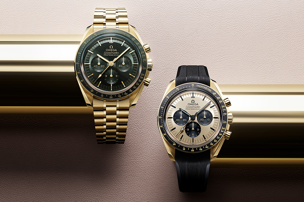 Omega launches speedmaster Moonwatch in Moonshine Gold in post
