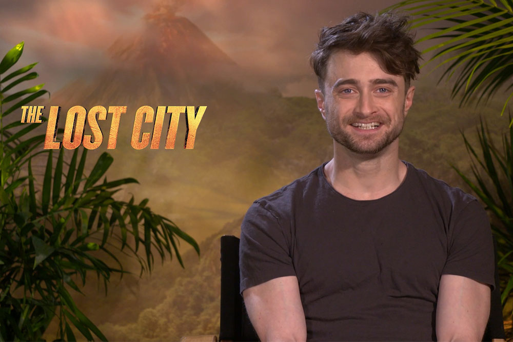 Daniel Radcliffe Lost City interview in post