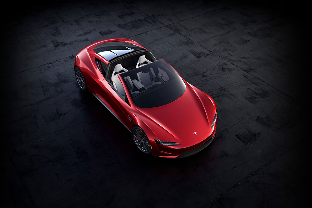 Tesla Roadster - Electric Convertibles in post