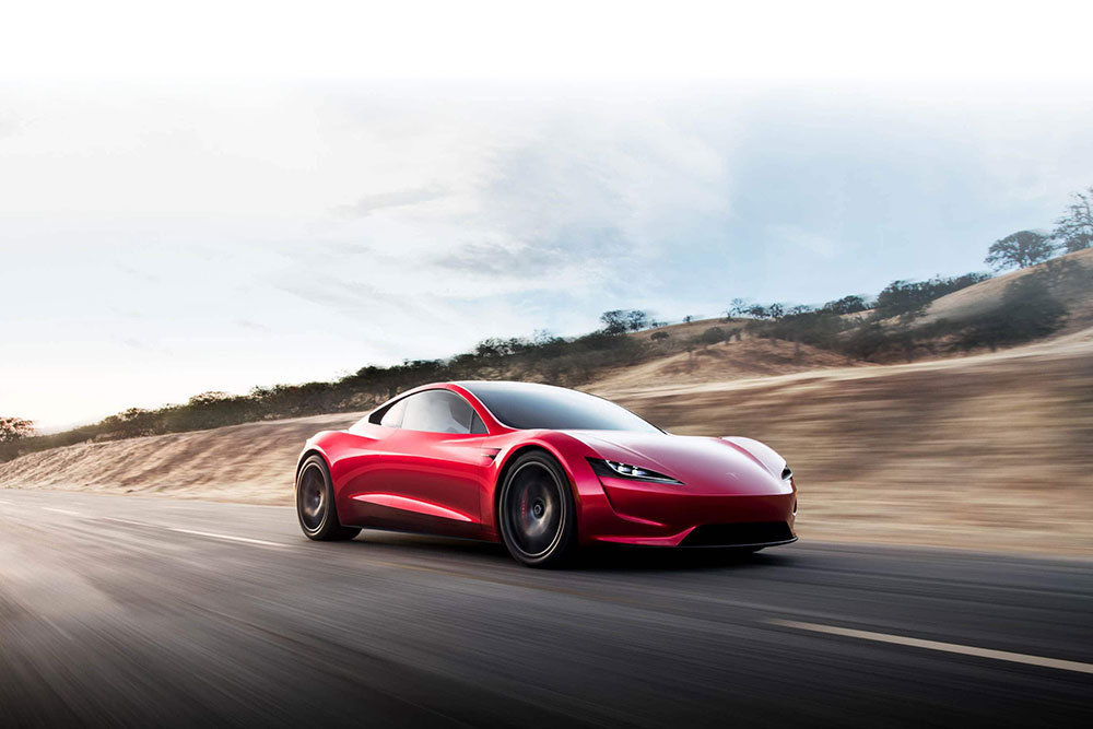 Tesla Roadster - Electric Convertibles in post