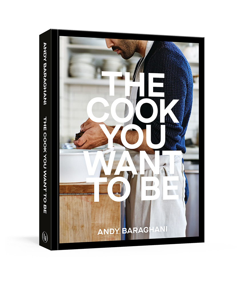 Šefas Andy Baraghani kulinarijos knyga 2022 m. pavasaris įraše