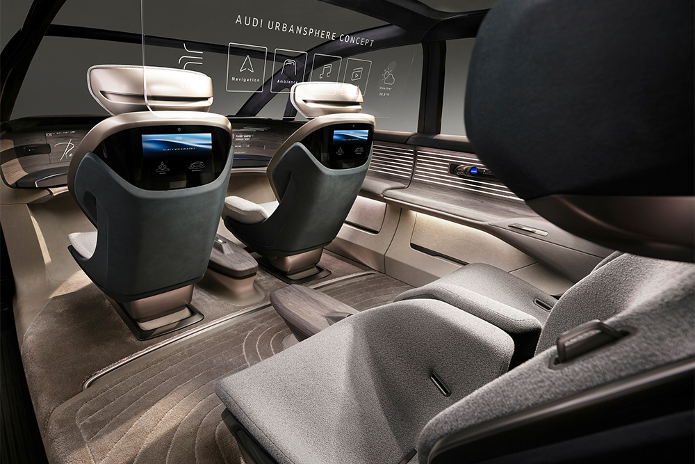 Audi urbansphere concept interior in post
