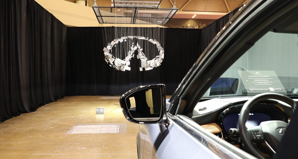Michael Murphy Installation for Infiniti Revealed Sharp Magazine