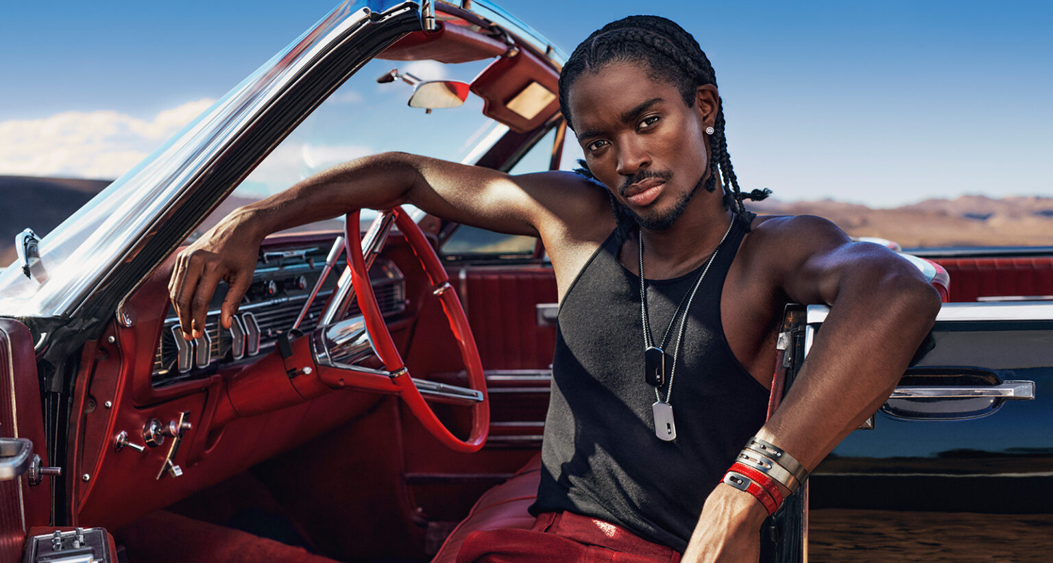 Messika's Spring 2023 Men's Jewelry Campaign With Alton Mason