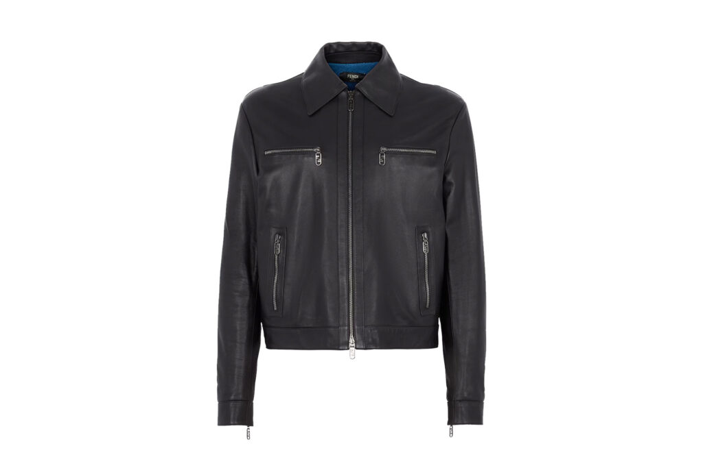 fendi leather jacket
