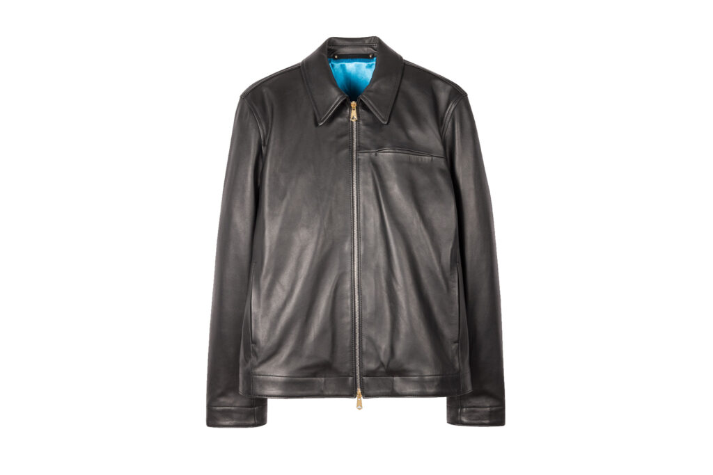 paul smith leather jacket