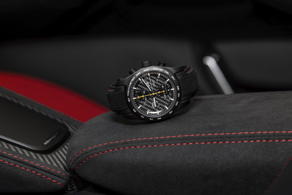 Porsche 718 Spyder Porsche Design Timepieces handcrafted chronograph watch