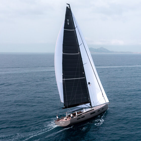 Sailboat in the ocean