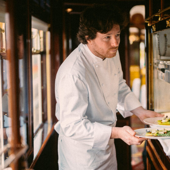 Jean Imbert aboard orient express